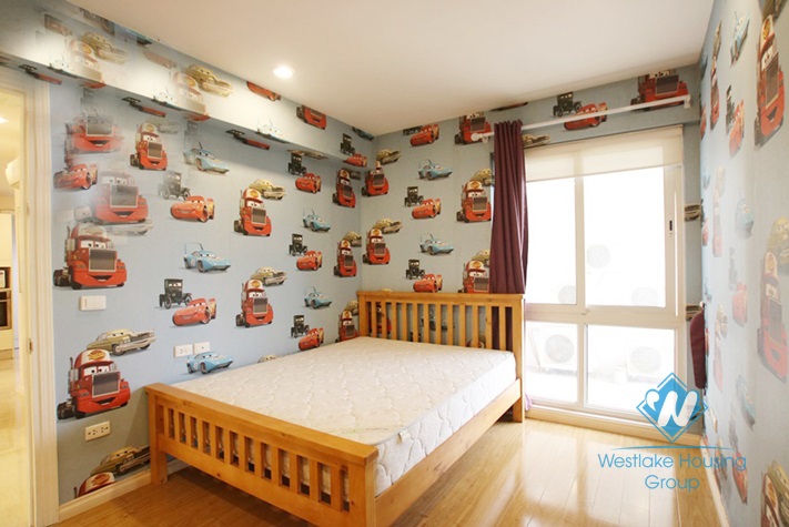 Nice apartment for rent in Ciputra with 3 bedrooms, fully furnished